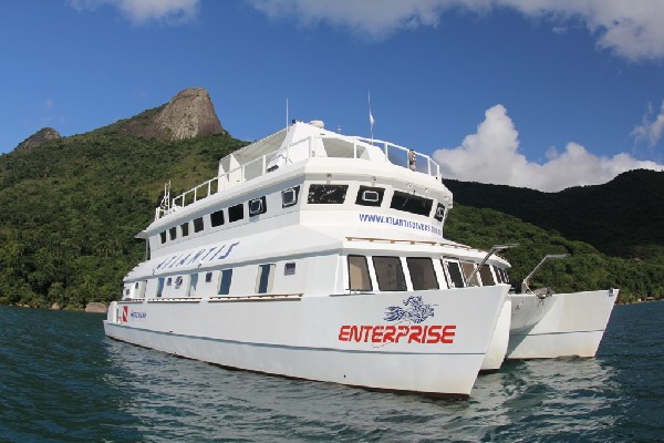 CARNAVAL 2013!!! Live Aboard Enterprise X – Reserva Exclusiva parcelado em até 10x – 9 e 11 de Fevereiro de 2013 – Lado de Fora da Ilha Grande – Até 13 Mergulhos!!!