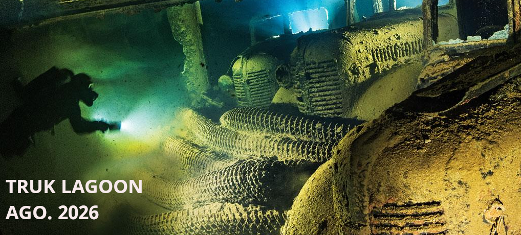 Naufrágios de Truk Lagoon – Micronésia – Pacote Completo, com Hawaii e Japão em Agosto de 2026