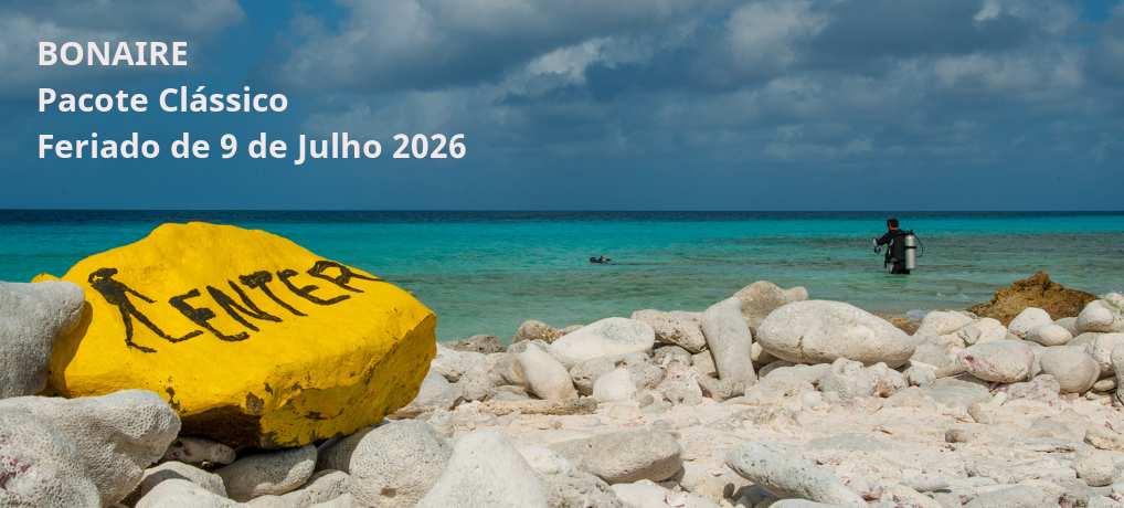 BONAIRE – Pacote clássico Feriado de 9 de Julho de 2026!!! BONAIRE – Pacote clássico Feriado de 9 de Julho de 2026!!!